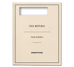 Image for item #12-201: Top Tab-Tax Rtrn OFFICIAL Window Folder - Spice  imp