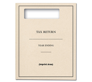 Image for item #12-201: Top Tab-Tax Rtrn OFFICIAL Window Folder - Spice  imp