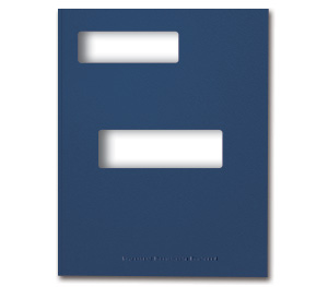 Image for item #12-350: TotalTax Folder: Side Tab Return Cut - NAVY