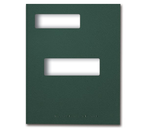 Image for item #12-385: TotalTax Folder: Side Tab Return Cut - FOREST GREEN - Item: #12-385