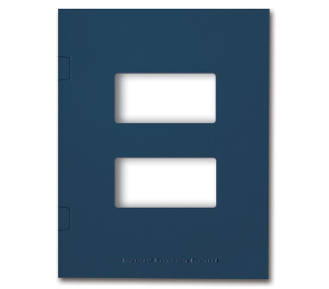 Image for item #12-410: InTax Folder: Side Tab Center Cut - Navy