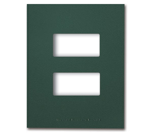 Image for item #12-485: InTax Folder: Top Tab Center Cut - FOREST GREEN