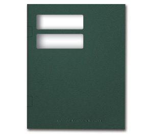 Image for item #12-545: InTax Folder: Side Tab Return Cut - FOREST GREEN