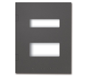Image for item #12-735: MultiTax Folder: Side Tab Center Cut - SLATE GRAY