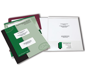 Image for item #12-911: Personalized Slip Sheet Folders - Item: #12-911
