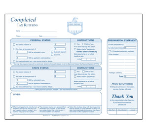 Image for item #13-100: 9 X 12 Classic Completed Tax Return Envelope