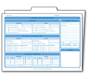 Image for item #13-510: Annual Client File Folder - Pkg 25