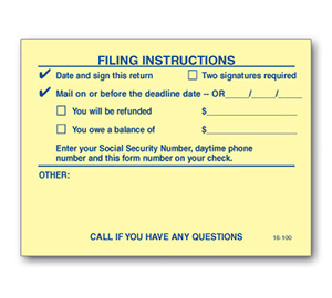 Image for item #16-100: Filing Inst. Post-it Note Pad