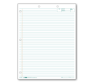 Image for item #24-110PL: Letter Size White Writing Pad