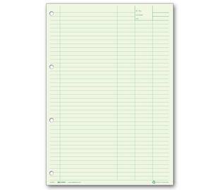 Image for item #24-WP51x: Oversized Draft Report Pad - Green - Item: #24-WP51x