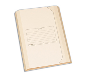 Image for item #25-BK11: 11" Wrap Around Folder (60/PKG) - Item: #25-BK11