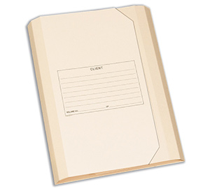 Image for item #25-BK14: 14" Wrap Around Folder (60/PKG) - Item: #25-BK14