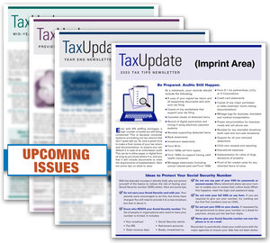 Image for item #33-001: Tax Update Newsletter-SUBSCRIPTION - imprinted