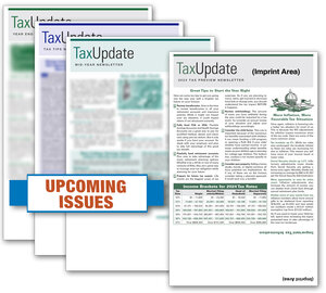 Image for item #33-101: SELF-Mailer Tax Update Newsletter-SUBS imprinted - Item: #33-101
