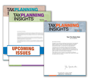 Image for item #33-331: Tax Planning Insights Letters (Subscription) - Item: #33-331