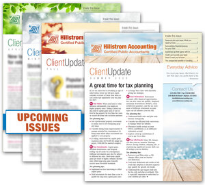 Image for item #33-451: Client Update Print Newsletter Subscription - Item: #33-451
