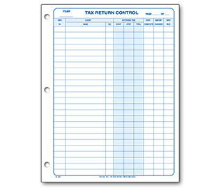 Image for item #34-000: Tax Return Control (25 pak)