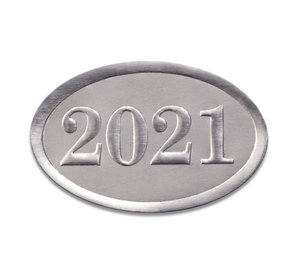 Image for item #40-2021s: 2021 Tax Year Seals (Silver)