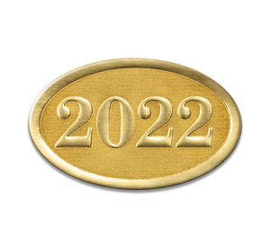 Image for item #40-2022g: 2022 Tax Year Seals (Gold) - Item: #40-2022g