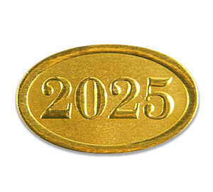 Image for item #40-2025g: 2025 Tax Year Seals (Gold)