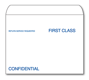 Image for item #42-000: First Class 9 1/2 X 12 5/8 Envelope - Item: #42-000