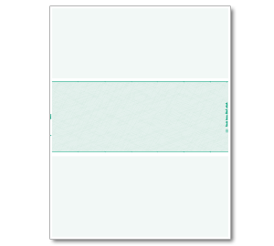 Image for item #48-012: Blank Laser 1-up Middle Checks