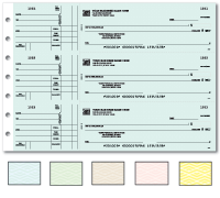 Image for item #48-621: General purpose 1pt 3-on-a-page voucher checks