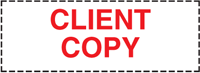 Image for item #50-010: CLIENT COPY SELF-Inking STAMP