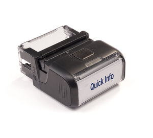 Image for item #50-2001: Custom Quick Information Stamp - Item: #50-2001