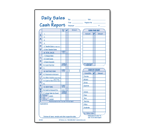 Image for item #56-000: Daily Cash Env 6 X 9 (12 Pak) - Item: #56-000