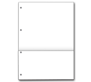 Image for item #57-WPDP: 3.5 CC Side Punch Double Pocket Divider 10X14 (10/PKG)