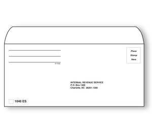 Image for item #61-000: #9 payment envelope with Federal addresses (50/pk.) - Item: #61-000