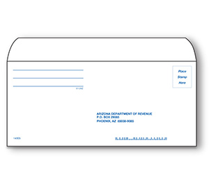 Image for item #61-2AZ: #9 Arizona Estimated Payment Env  (50 pk)