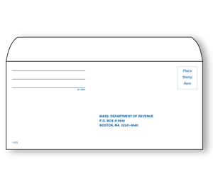 Image for item #61-2MA: #9 Mass. Est Pay Env  (50 pk) - Item: #61-2MA