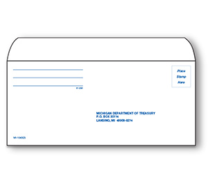 Image for item #61-2MI: #9 Michigan Est Payment Env  (50 pk)