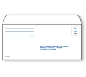 Image for item #61-2SC: #9 South Carolina Est Payment Env  (50 pk)