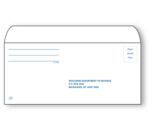 Image for item #61-2WI: #9 Wisconsin Est Pay and VOUCHER Env  (50 pk)