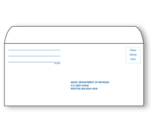 Image for item #62-2MA1: #9 Mass. EFILE voucher Env  (50 pk)
