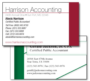 Image for item #65-010: CLASSIC 1-sided Business Cards