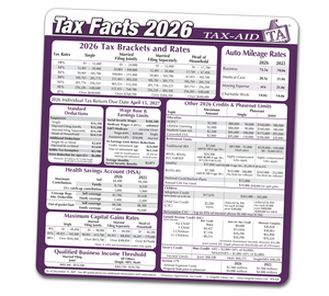 Image for item #70-426: 2026 Tax Facts Mouse Pad