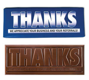 Image for item #70-470: "Thank You" Milk Chocolate Bars - Item: #70-470