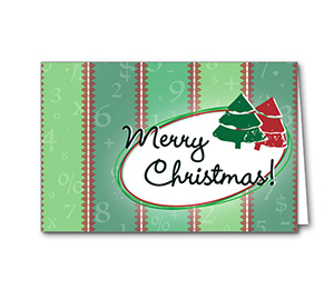 Image for item #70-6111: All Wrapped Up Christmas Greeting Card - (25/Pack)