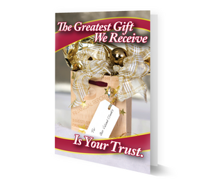 Image for item #70-6171: Greatest Gift Greeting Card - (25/Pack) - Item: #70-6171