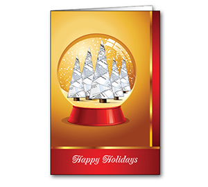 Image for item #70-6221: Let it Snow...ball Greeting Card - (25/Pack) - Item: #70-6221