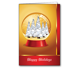 Image for item #70-6221: Let it Snow...ball Greeting Card - (25/Pack)