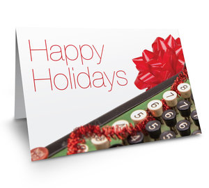 Image for item #70-6301: Summing Up The Holidays Greeting Card - (25/Pack) - Item: #70-6301