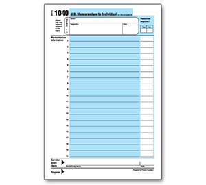 Image for item #70-6350: Small 1040 Note Pad