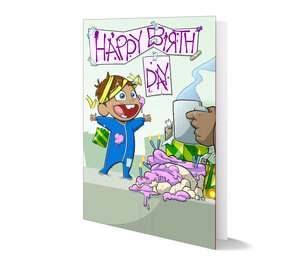 Image for item #70-6741: Valuable Deductions Birthday Card - (25/Pack)