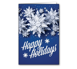 Image for item #70-6851: Coloramix - Snow Flake Cutout Greeting Card - (25/Pack)