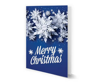 Image for item #70-6851: Coloramix - Snow Flake Cutout Greeting Card - (25/Pack) - Item: #70-6851